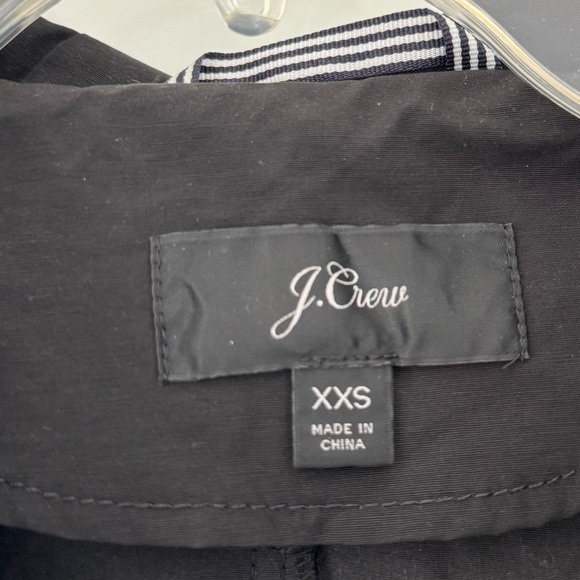 J Crew black rain jacket size XXS - Picture 5 of 6